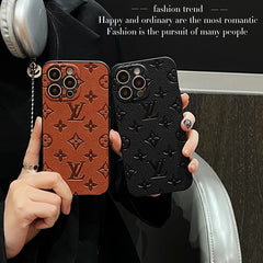 Luxury Color Leather iPhone Case