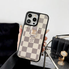 Luxury Black & White Card Bag iPhone Case