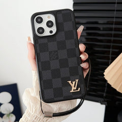 Luxury Black & White Hand Chain iPhone Case