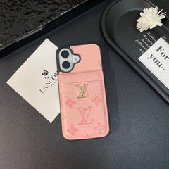 Luxury Card Bag Classic Color iPhone Case