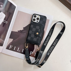 Luxury Card Bag Crossboday iPhone Case