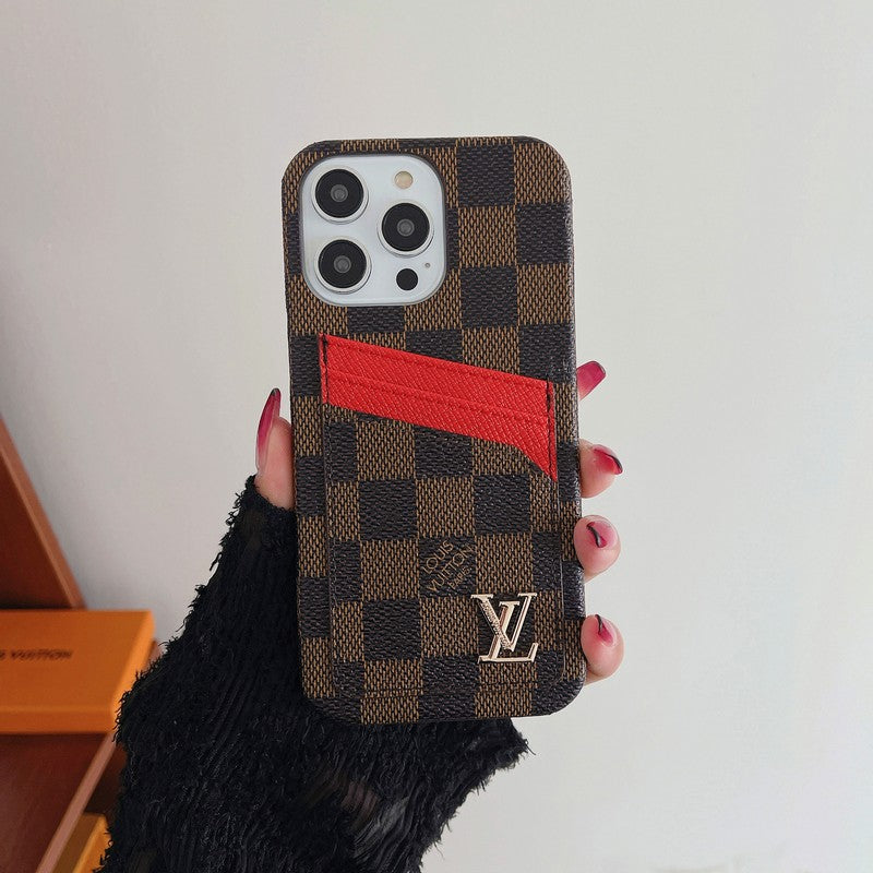 Luxury Card Bag Classic iPhone Case
