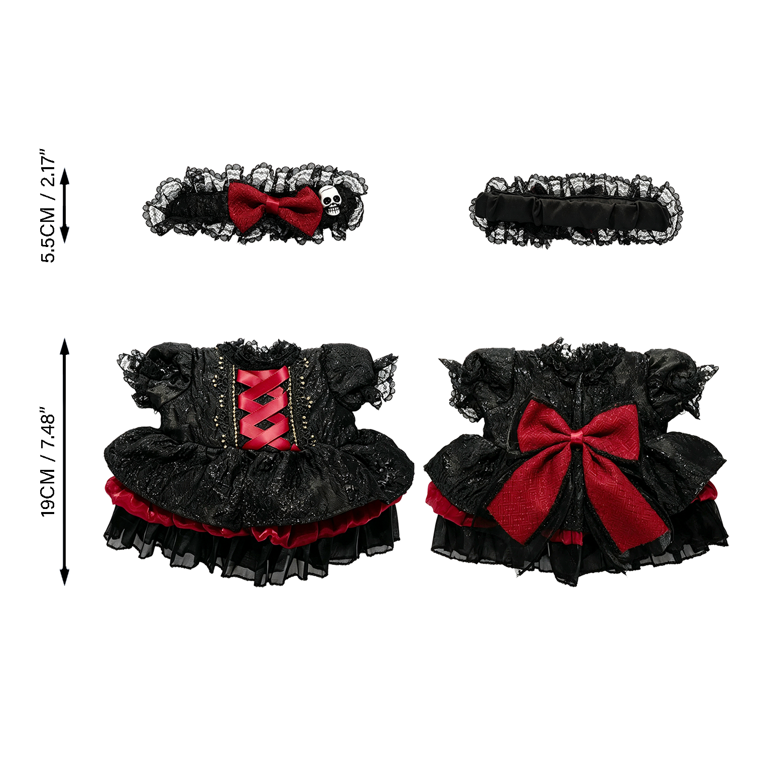 Gothic Lolita Outfit Red and Black