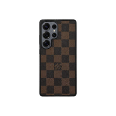 Checked Up Brown Case | Samsung