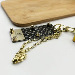 Luxury Branded Trunk Case With Chain For Samsung Galaxy S25/24/23 Series