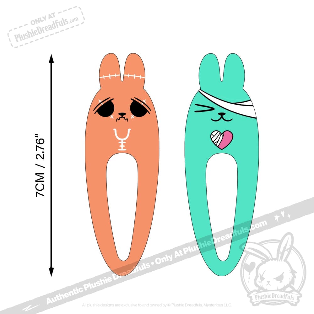 Anxiety Ouchie Hair Clip Set