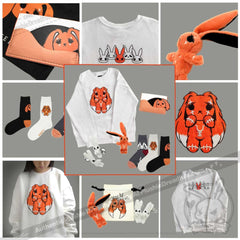 Anxiety Rabbit Pullover Set