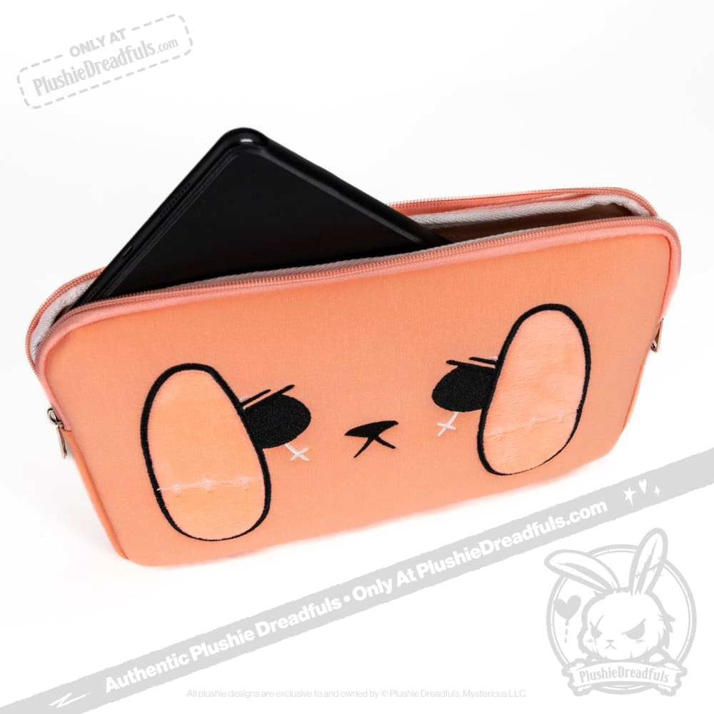 Anxiety Rabbit Zip Tablet Laptop Sleeve