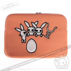 Anxiety Rabbit Zip Tablet Laptop Sleeve