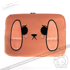 Anxiety Rabbit Zip Tablet Laptop Sleeve
