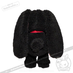 Black Plaid Love Rabbit - Plush Stuffed Animal