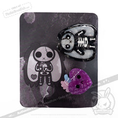 Bone Organ Izer Hair Clips