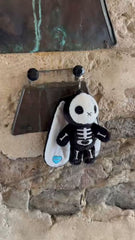 Bone Organ Izer Rabbit Plush Keychain Accessory