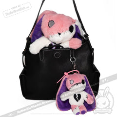 BPD Rabbit Plush Keychain Accessory