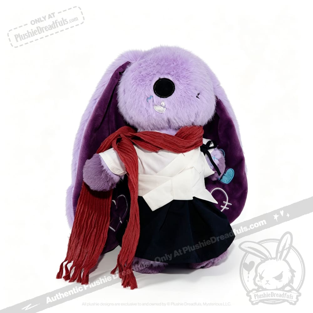 Classic Black & White Hakama Plush Outfit