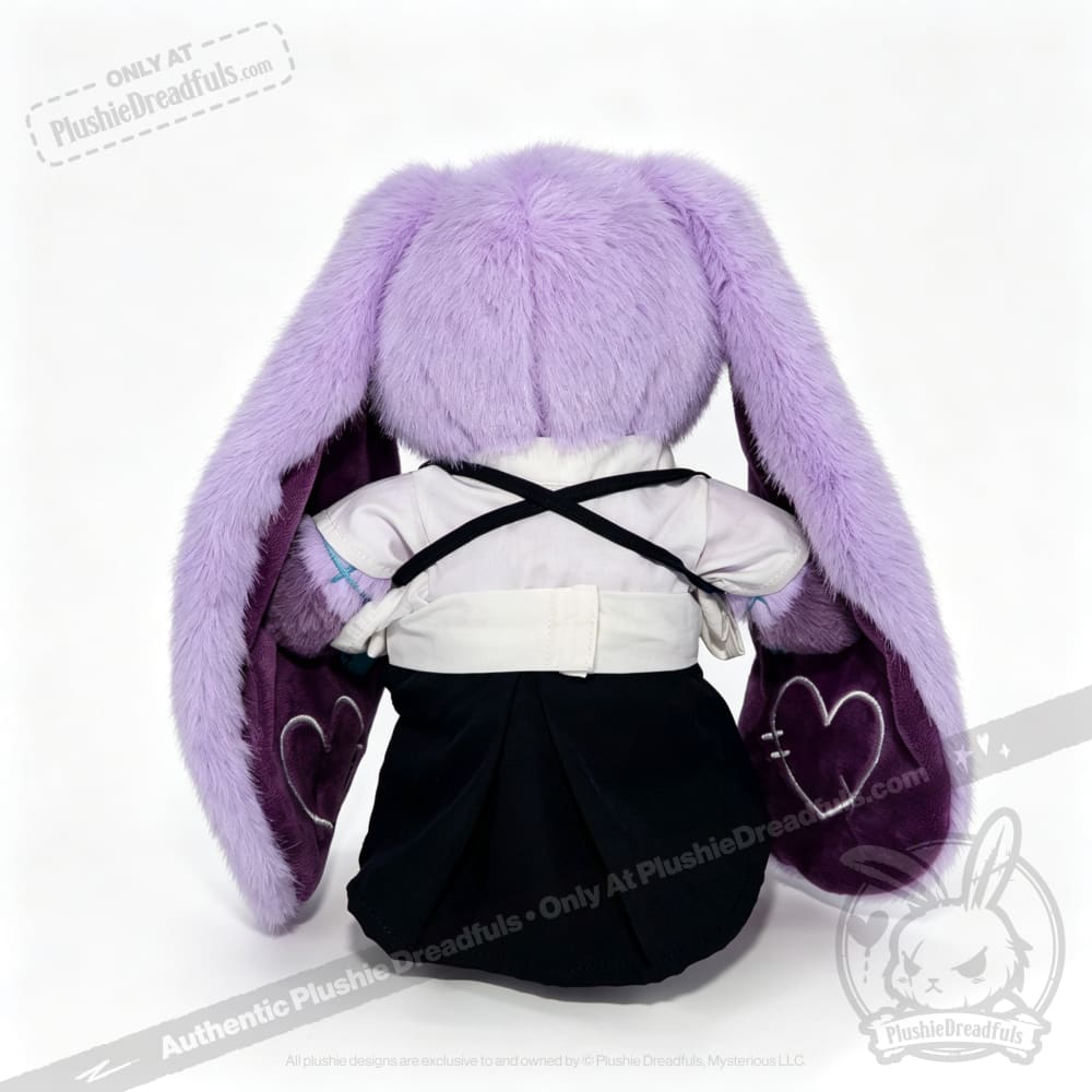 Classic Black & White Hakama Plush Outfit