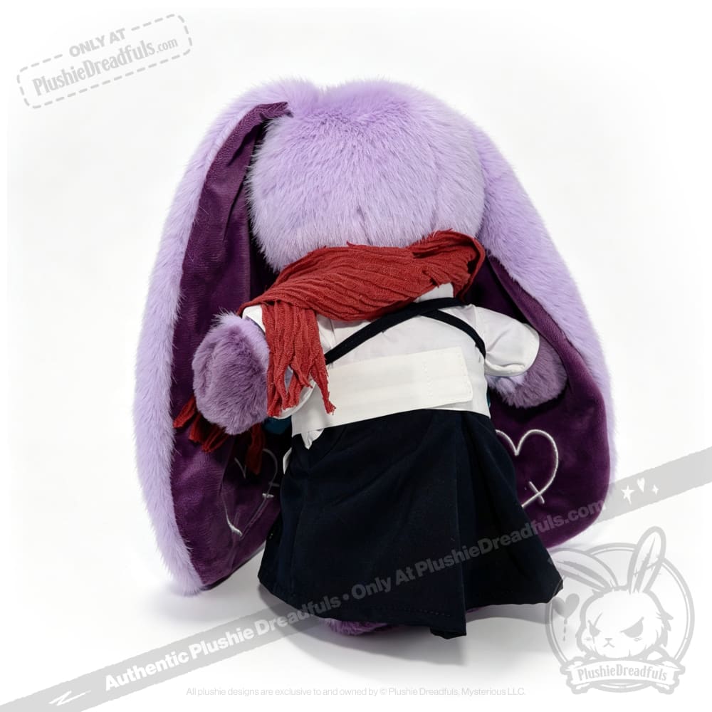 Classic Black & White Hakama Plush Outfit