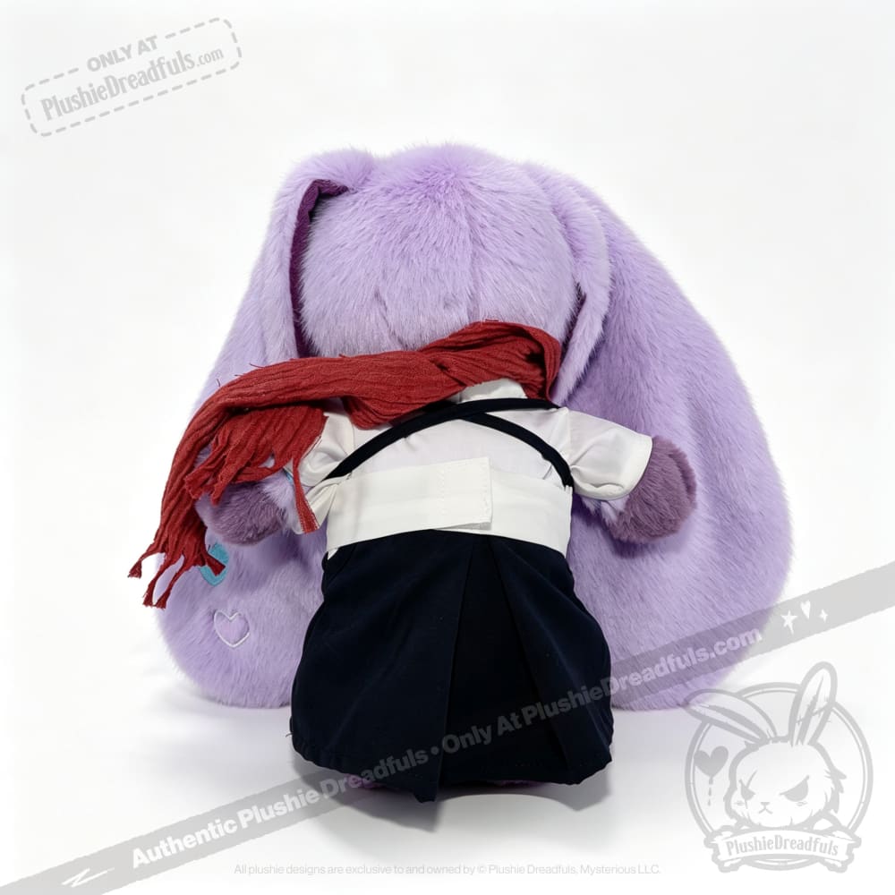 Classic Black & White Hakama Plush Outfit