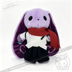 Classic Black & White Hakama Plush Outfit