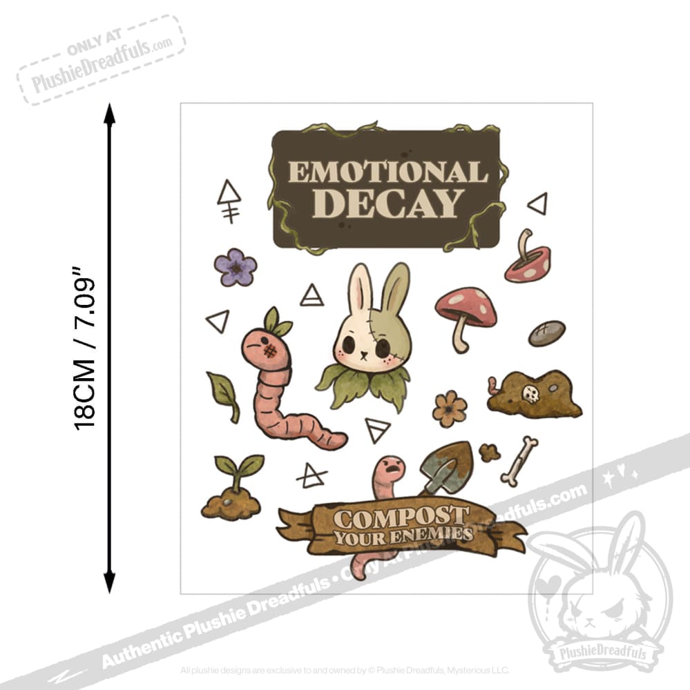 Compost Your Enemies Sticker Sheet