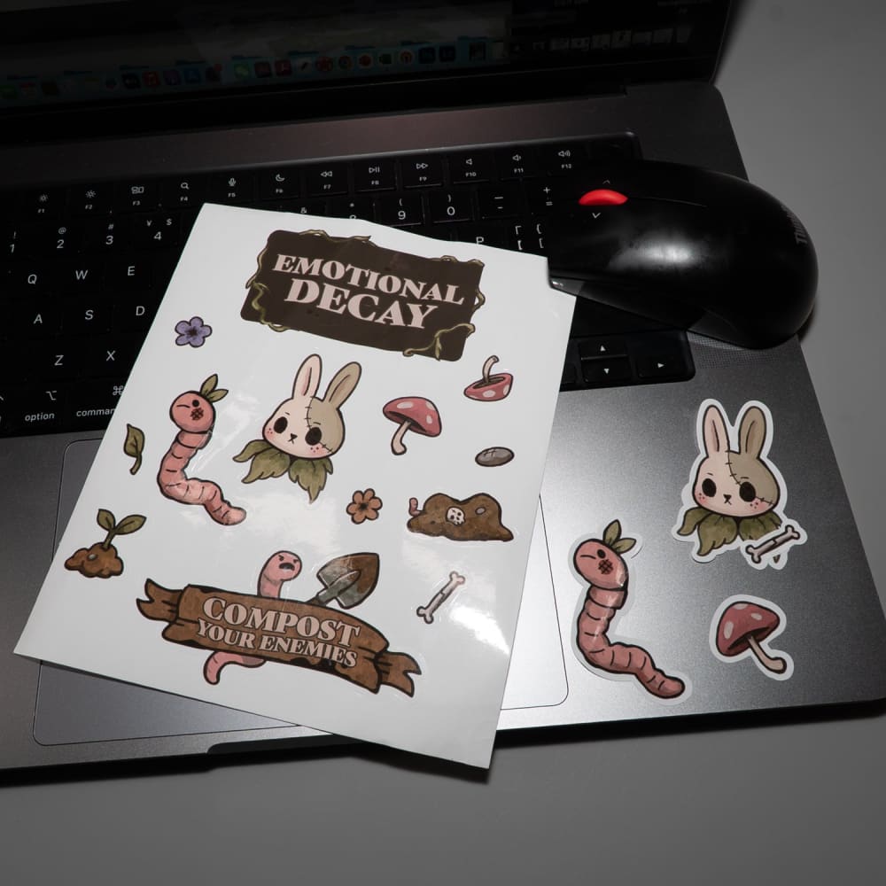 Compost Your Enemies Sticker Sheet