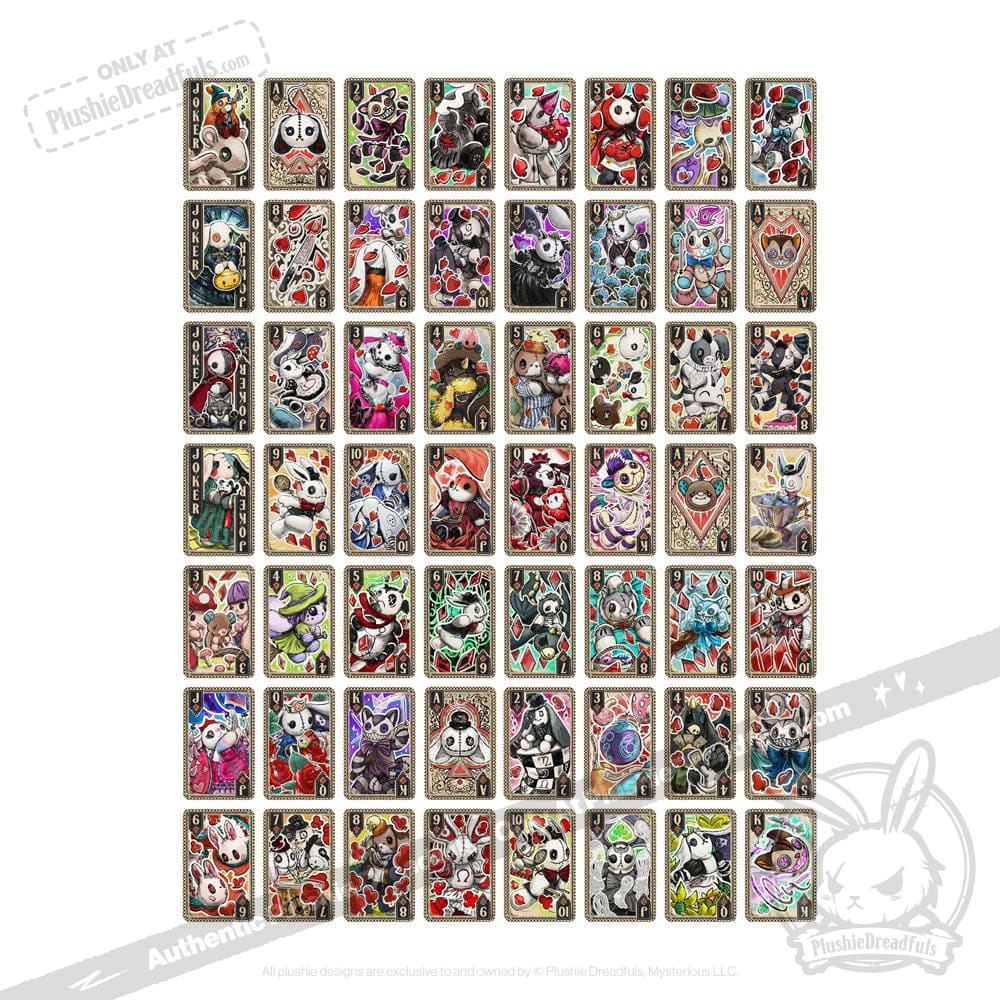 Deluxe Illustrated Card Deck - Wonderland Edition