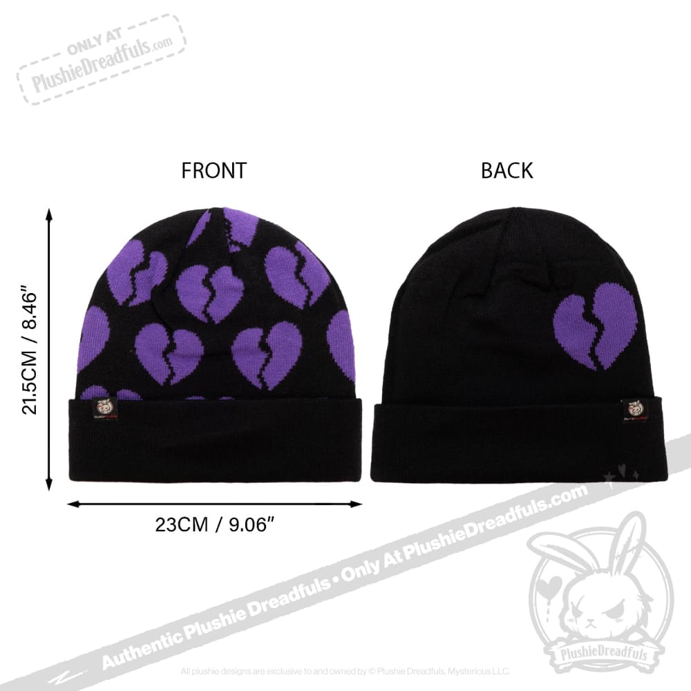 Dreadfully Reversible Beanie - Heartbreak