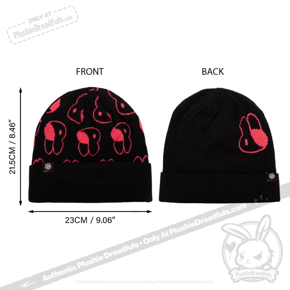Dreadfully Reversible Beanie - Love Rabbit