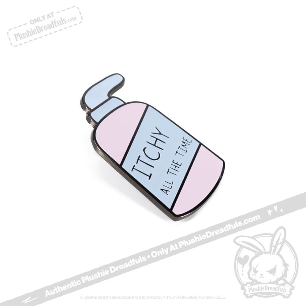 Eczema Lotion Buddy Enamel Pin