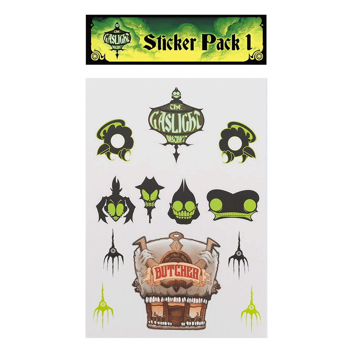 Gaslight District Sticker Set
