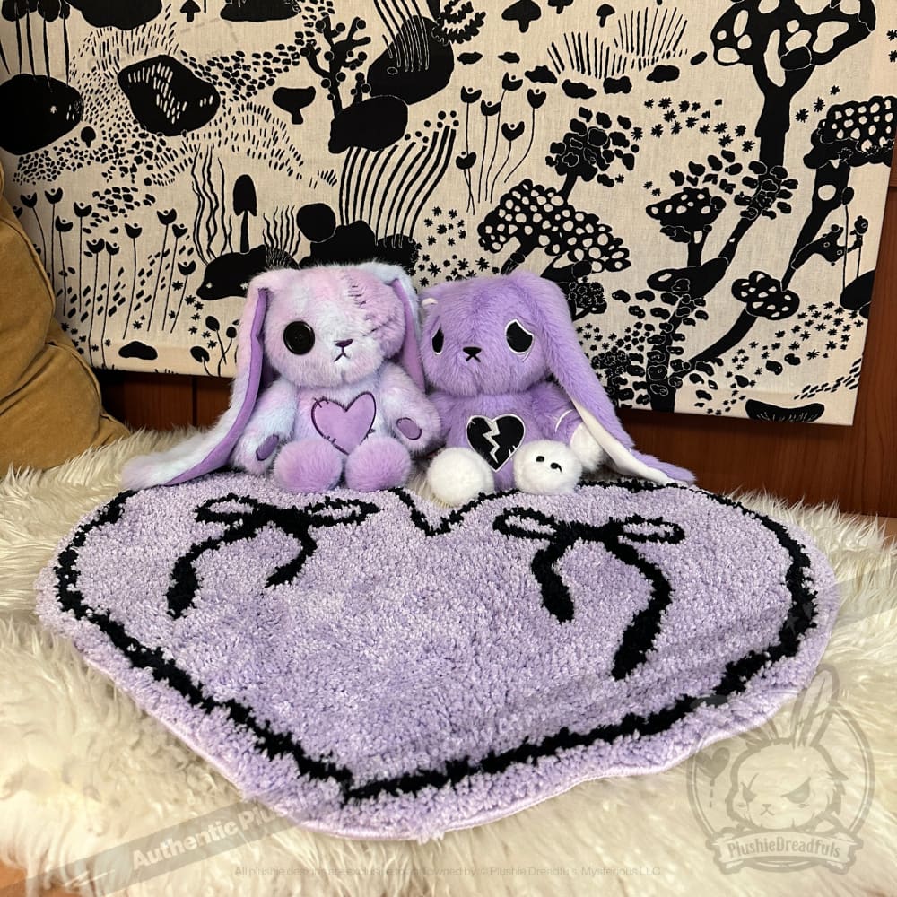 Goth Girl Ribbon Rug