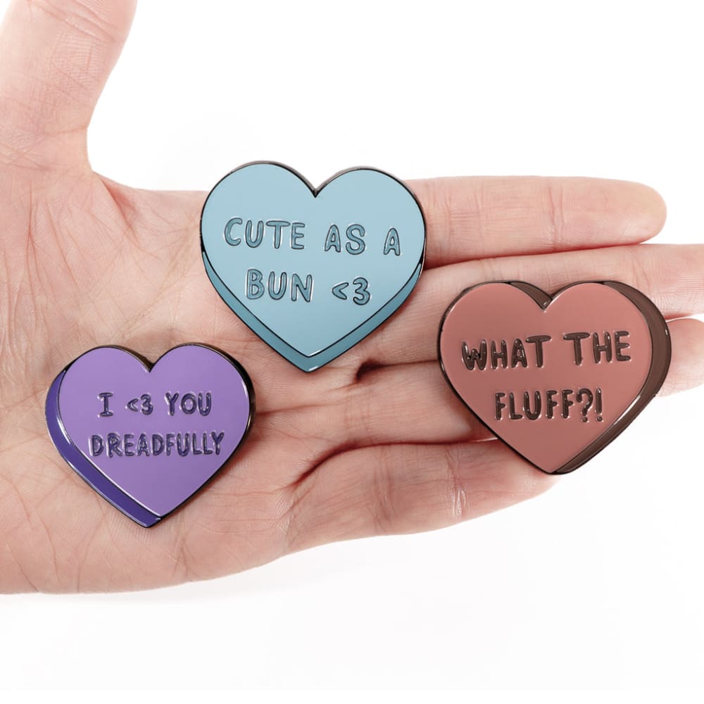 Heart Candy Enamel Pin