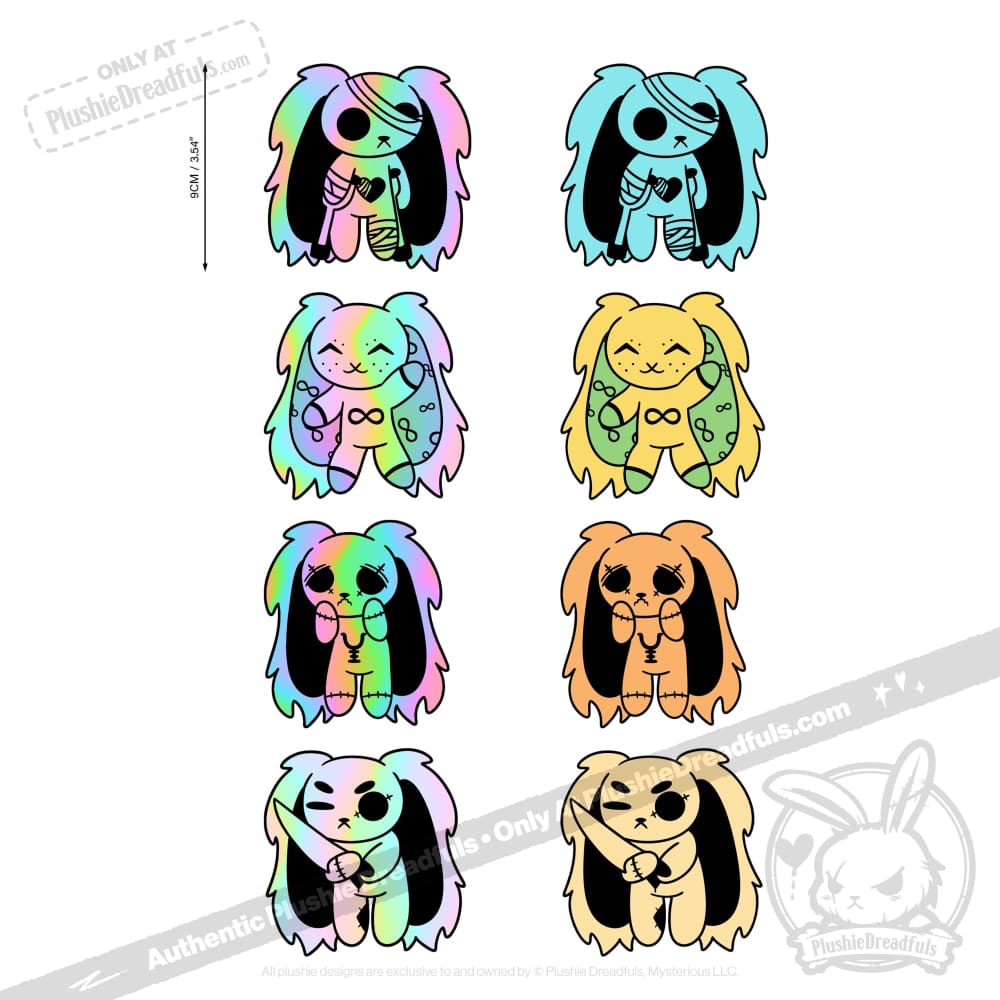 Holographic Mood Stickers
