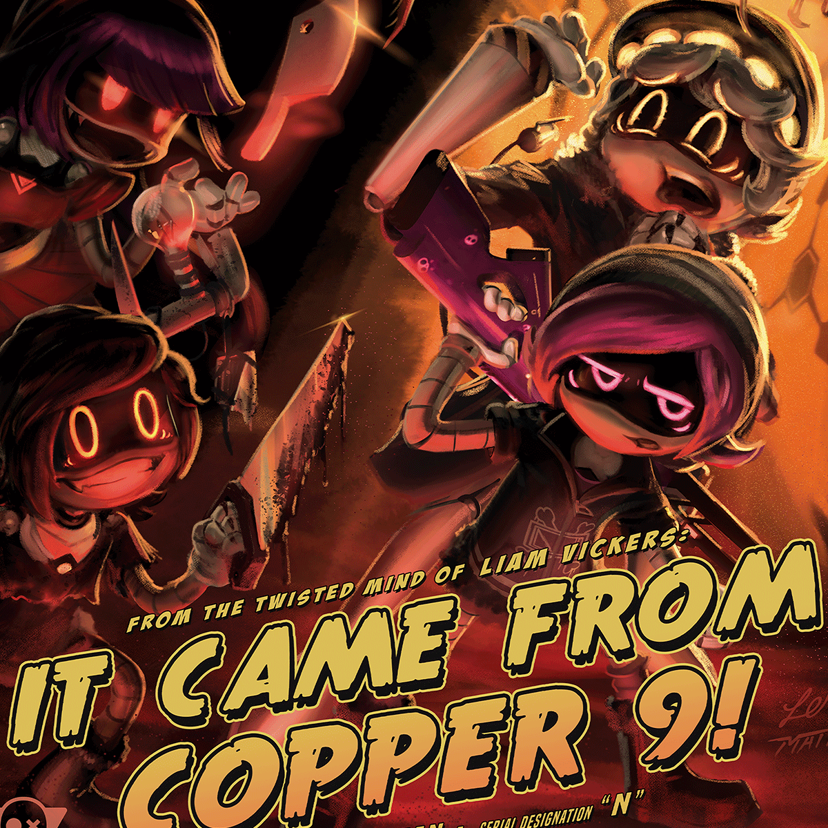 "It Came From Copper 9" Poster