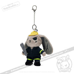 Job Site Worker Plush Keychain Accessory