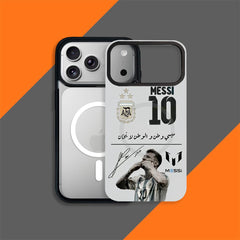 Football Legends Magnetic Phone Case – Shockproof Soft TPU with Interchangeable Back