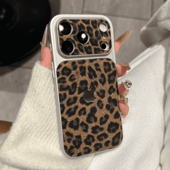 Leopard Print Glitter Phone Case — Sparkling Protection with Sleek Design