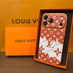 Illustration-Style Monogram Leather iPhone Case