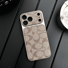 Luxury Pattern Leather Phone Case With Shockproof Edges