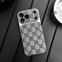 Luxury Pattern Leather Phone Case With Shockproof Edges