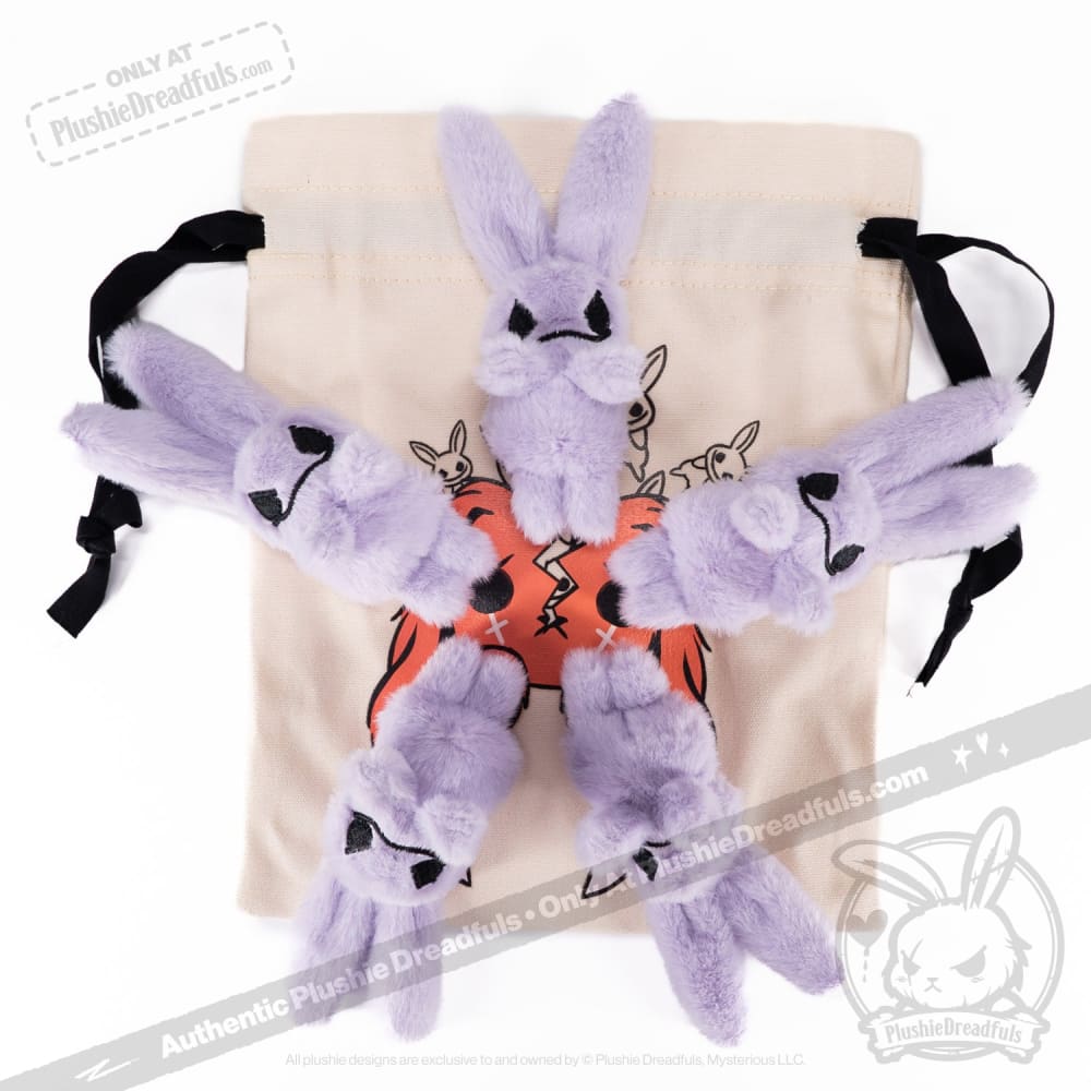 Mini Worry Bunnies (Set of 5) - Plush Stuffed Animal