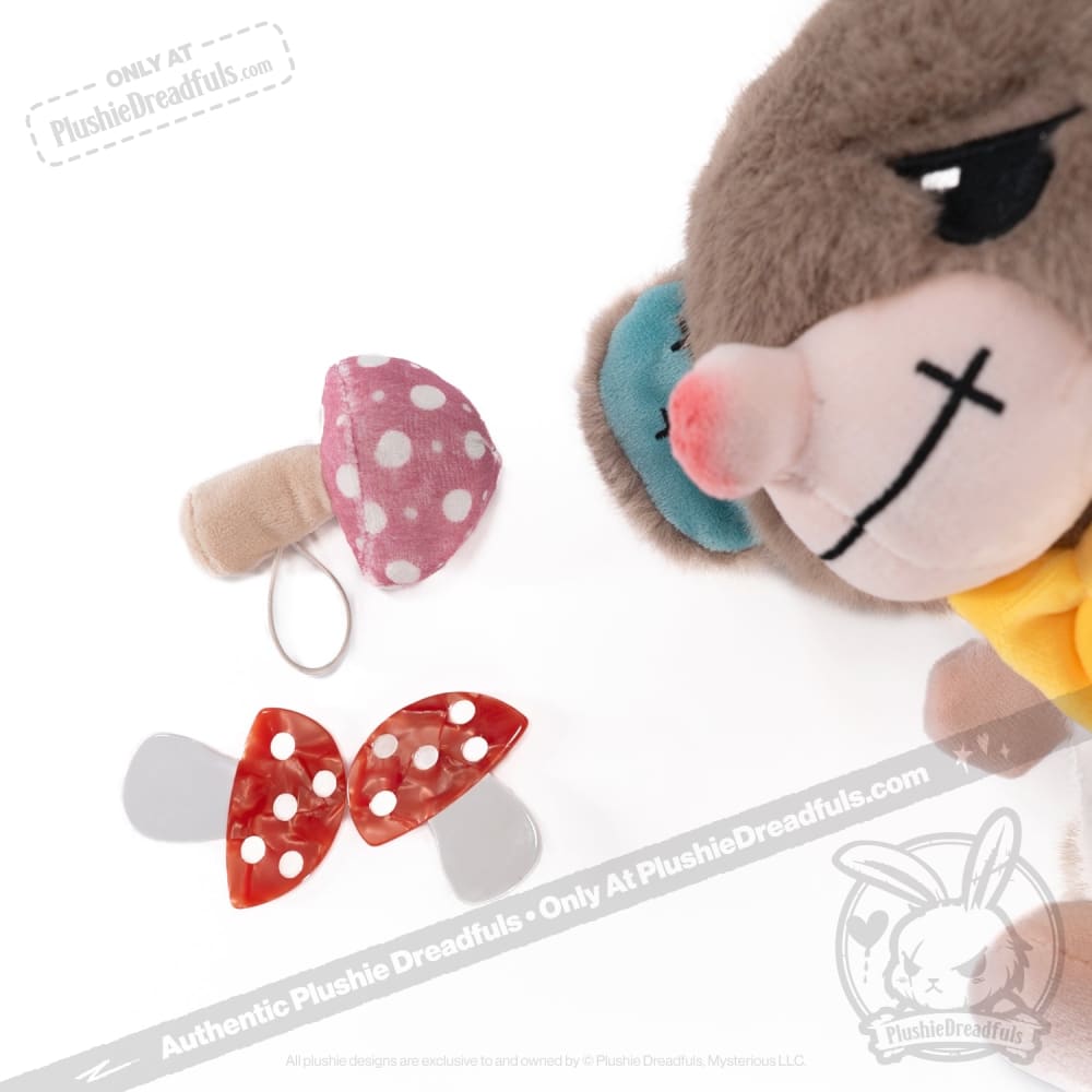 Mushroom Hair Clips