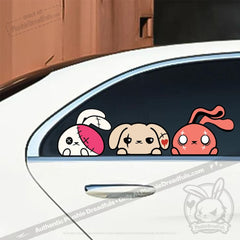Peeking Car Decal Set