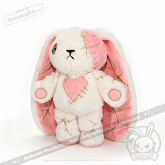 Pink Kintsugi Love Rabbit - Plush Stuffed Animal
