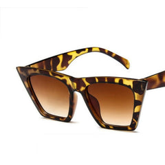 new brand sunglasses Square glasses  Personalized cat eyes Colorful sunglasses trend versatile sunglasses uv400 curtain
