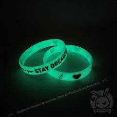 Stay Dreadful Glow in the Dark Bracelet Set