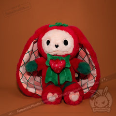 Strawbunny Rabbit - Plush Stuffed Animal