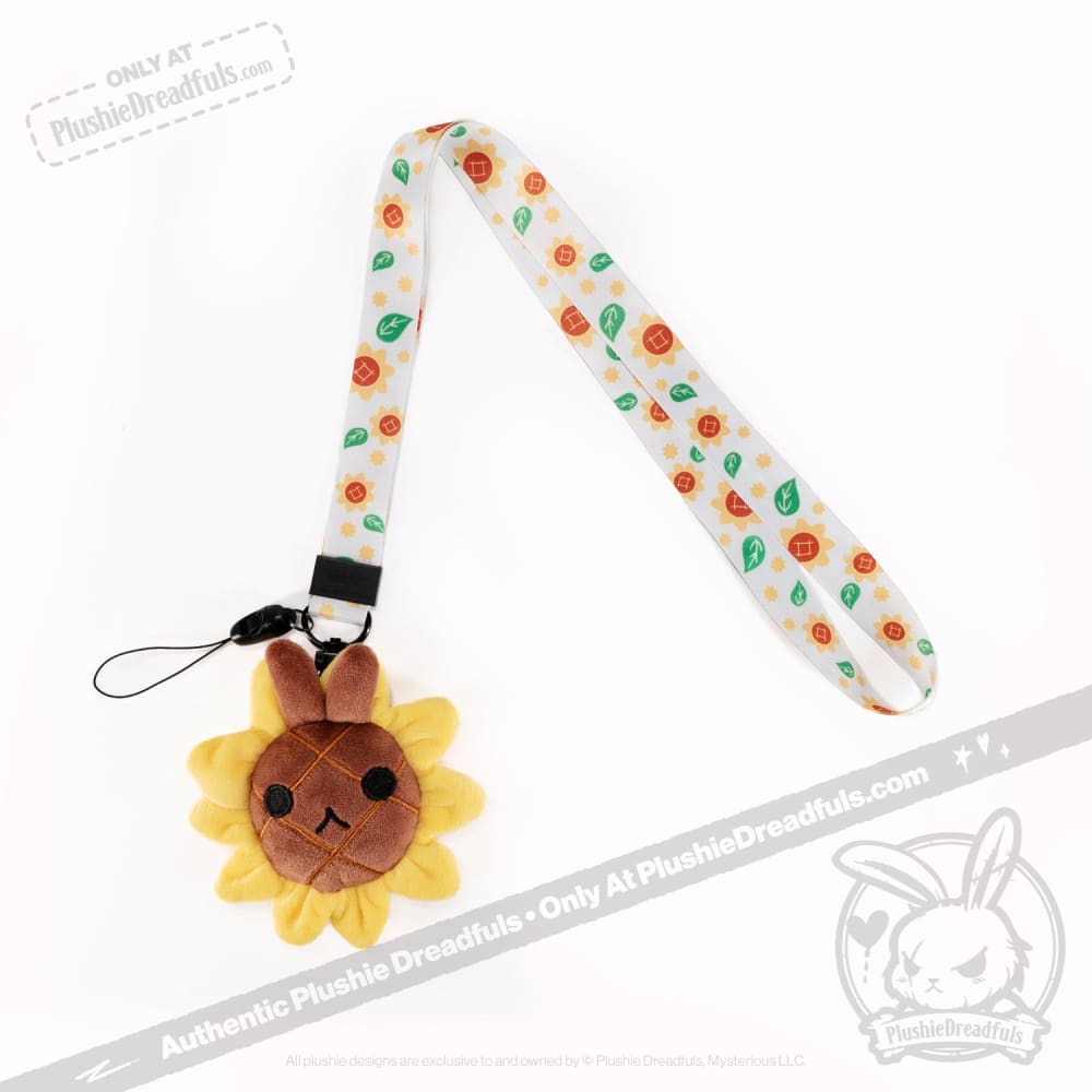 Sunflower Bunny Lanyard Strap