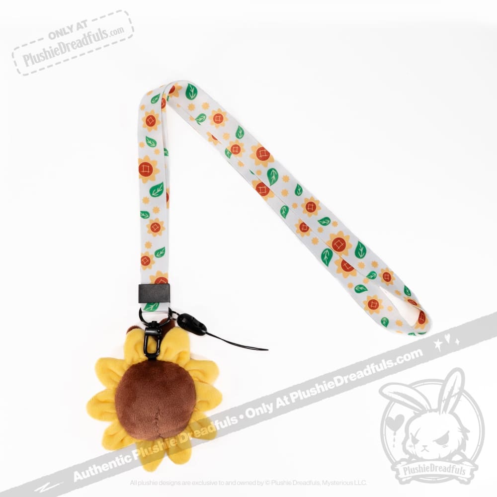Sunflower Bunny Lanyard Strap
