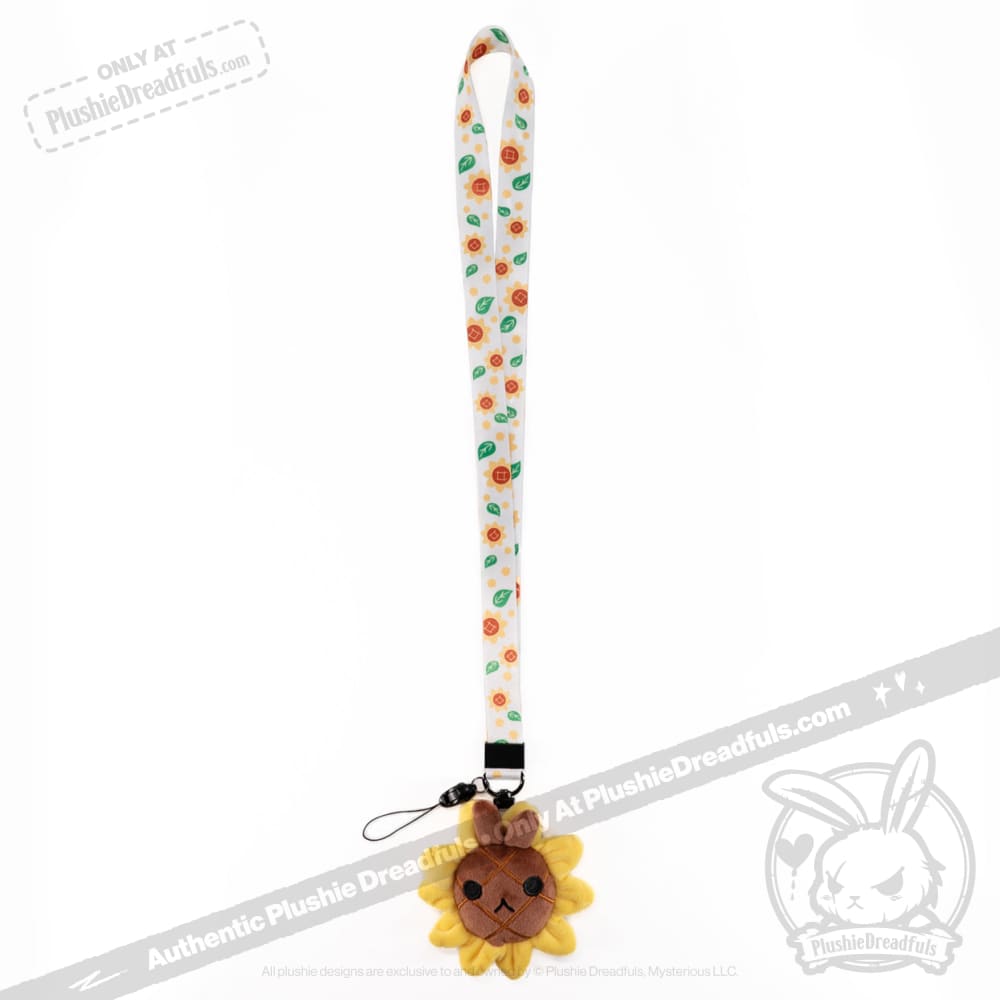 Sunflower Bunny Lanyard Strap